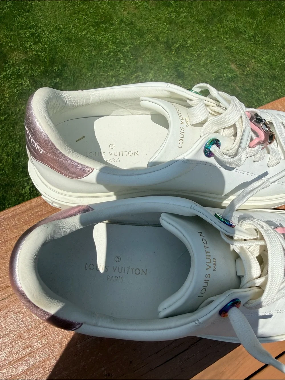 Authentic Louis Vuitton Time Out Sneakers – Size 37